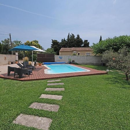 הוילה Very Pleasant House With Swimming Pool In Mouries, Near Les Baux De Provence In The Alpilles - 6 People מראה חיצוני תמונה