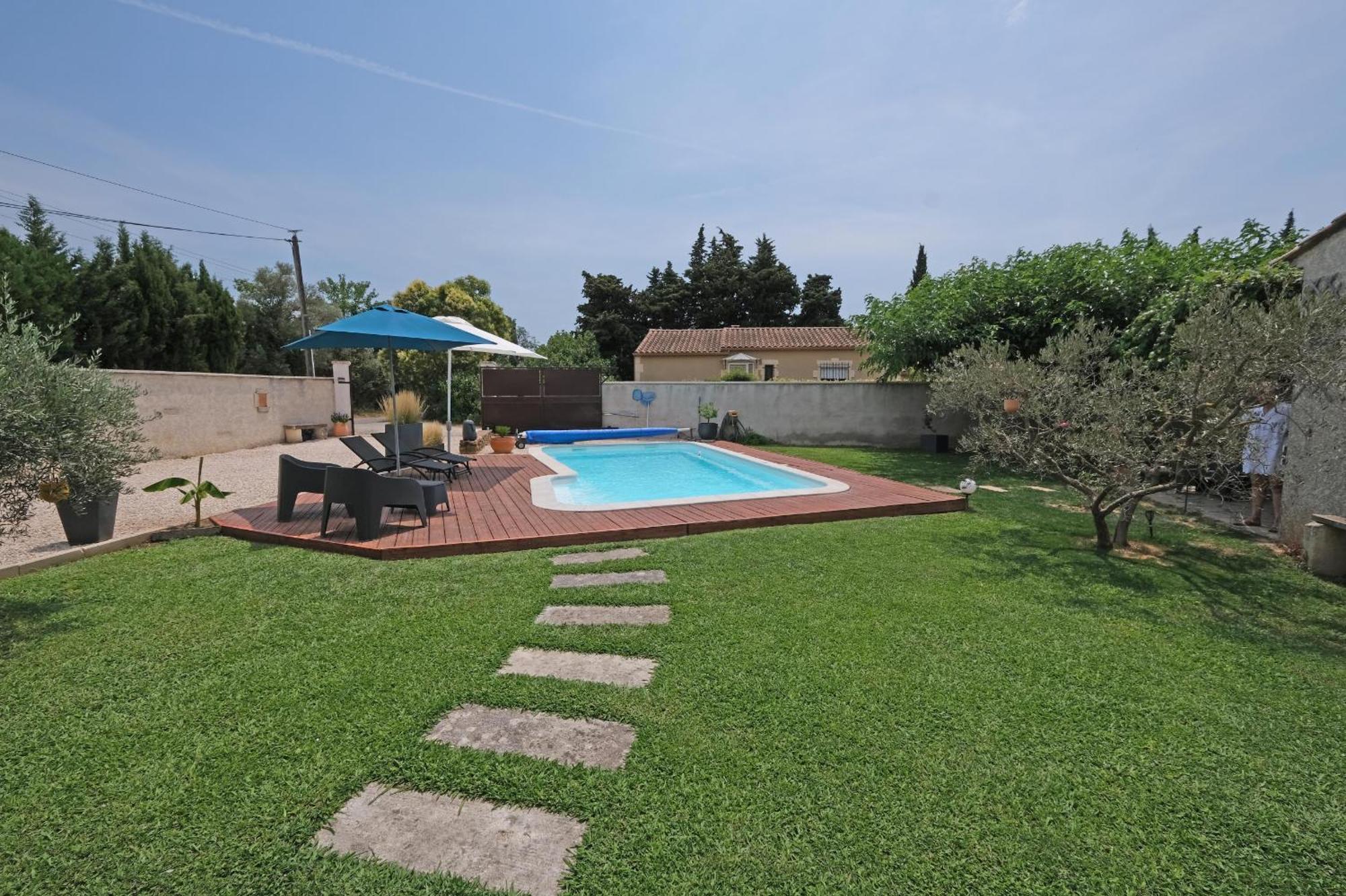 הוילה Very Pleasant House With Swimming Pool In Mouries, Near Les Baux De Provence In The Alpilles - 6 People מראה חיצוני תמונה