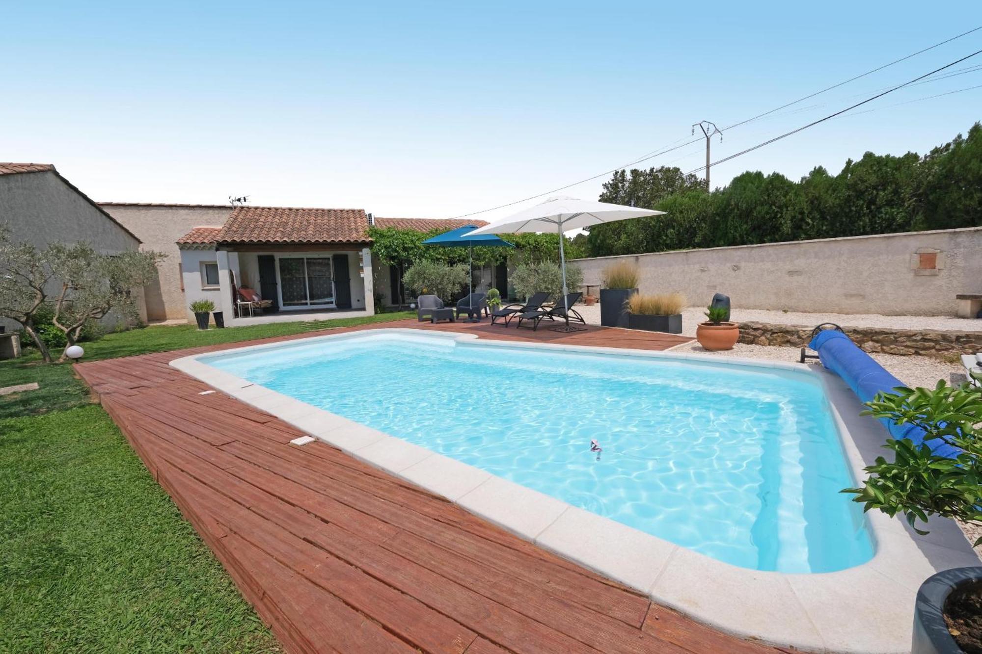 הוילה Very Pleasant House With Swimming Pool In Mouries, Near Les Baux De Provence In The Alpilles - 6 People מראה חיצוני תמונה