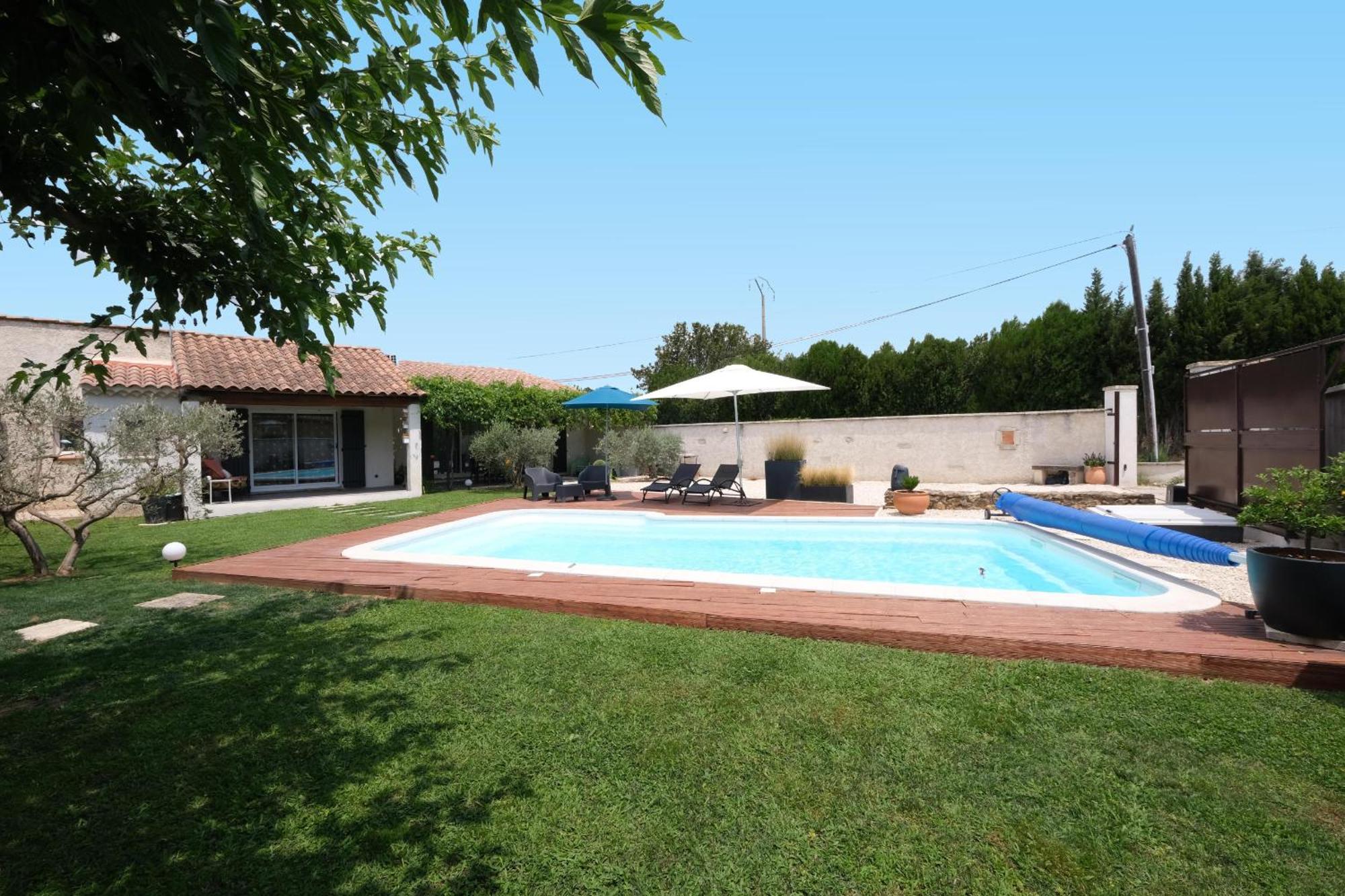 הוילה Very Pleasant House With Swimming Pool In Mouries, Near Les Baux De Provence In The Alpilles - 6 People מראה חיצוני תמונה